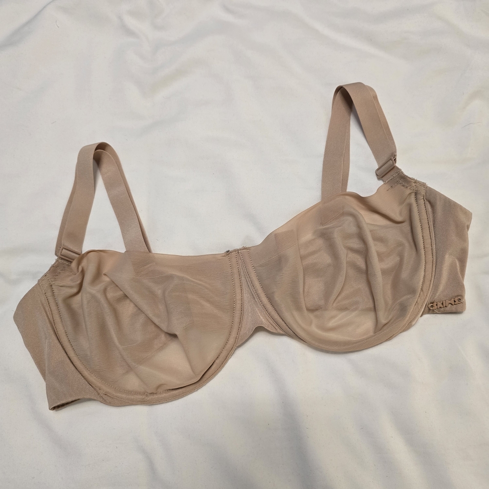 Sheer Nude Underwire Bra - Women's Intimates